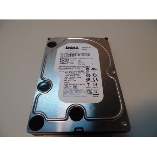 DELL 500GB 7.2K 3G 3.5" SATA HDD WD5002ABYS - 18B1B0 0M020F